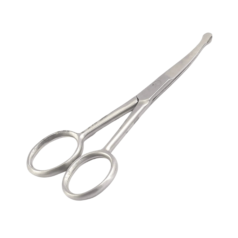 Untitled design (100) Nose Hair Scissors 3.5″ Curved Rounded Tip - Image 1