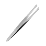 Eyebrow Tweezers 3.5″ Oblique Tip with Non-Slip Grip