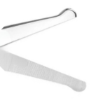 Nose Hair Scissors 3.5″ Curved Rounded Tip - Image 2