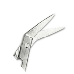 Professional Angled Crown Scissors – Heavy Duty Acrylic Nail & Hair Extension Trimming Tool - Image 2