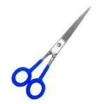 Professional Straight Supercut Barber Scissors 7″ Blue Handle