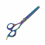 Rainbow Color Single Hair Thinning Shear 17cm